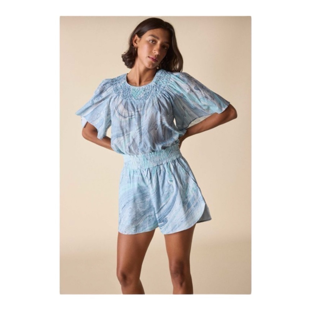St. Roche Bird Shorts - Blue Nwt — image 6 of 6